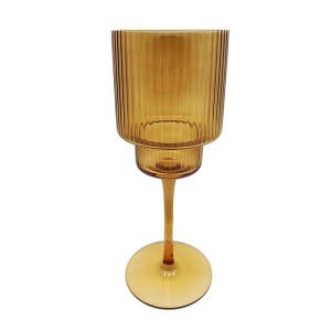 Ribbed Drinking Glass For Houseware