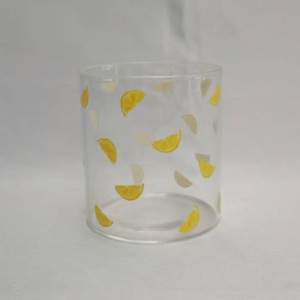 Decal Borosilicate Glass Tumbler – highball & lowball glasses