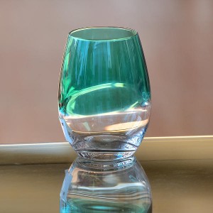 Custom Colored Glass Tumbler — For Water, Juice, Wine