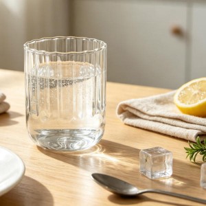 Clear Borosilicate Glass Tumbler