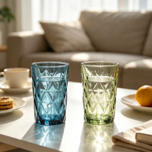Food-grade Colored Glass Drinking Cup (Tumbler)