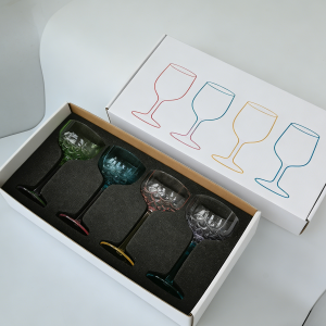 Set Of 4 Colorful Cocktail Glass Exporter